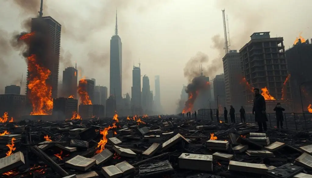 Dystopian society in Fahrenheit 451