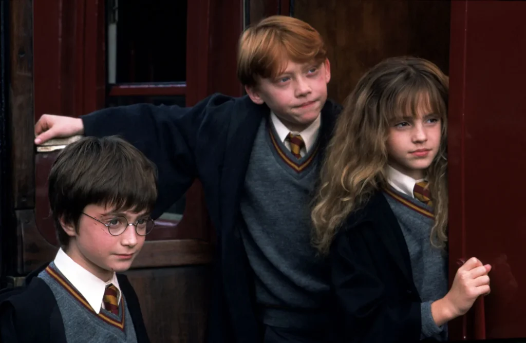 Harry, Ron and Hermione