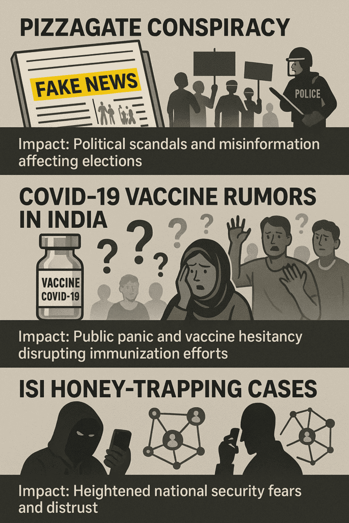 Misinformation impacts public perception and trust.